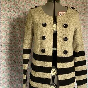 Karen hart long sleeve open sweater